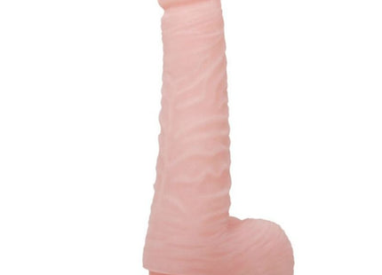 Pink silikon dildo mit strukturierter oberfläche und abgerundetem kopf baile super realistischer natürlicher dildo 18,8 cm