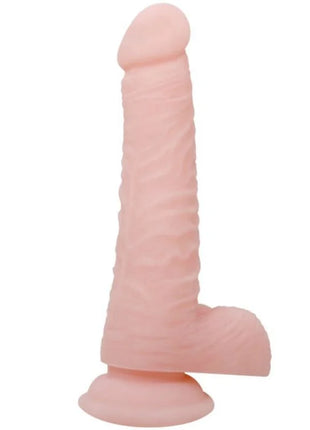 Pink silikon dildo mit strukturierter oberfläche und abgerundetem kopf baile super realistischer natürlicher dildo 18,8 cm