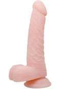 Pink silikon dildo mit strukturierter oberfläche und abgerundetem sockel baile super realistischer natürlicher dildo 18.8 cm