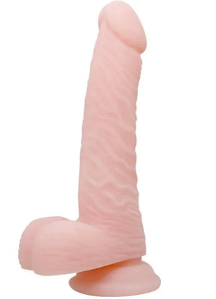 Pink silikon dildo mit strukturierter oberfläche und abgerundetem sockel baile super realistischer natürlicher dildo 18.8 cm