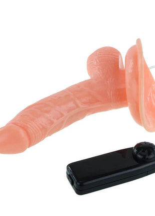 Rosa silikon-super rota dong penis rotator mit saugnapf und schwarzer fernbedienung von BAILE