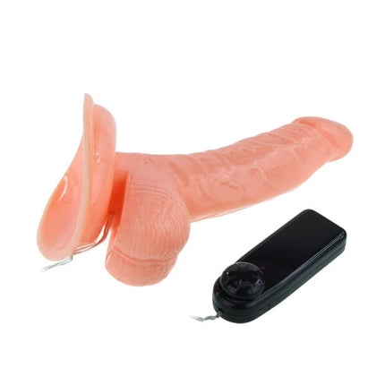 Pink silikon drehbarer super rota dong penisspielzeug mit saugnapf und schwarzer fernbedienung von baile