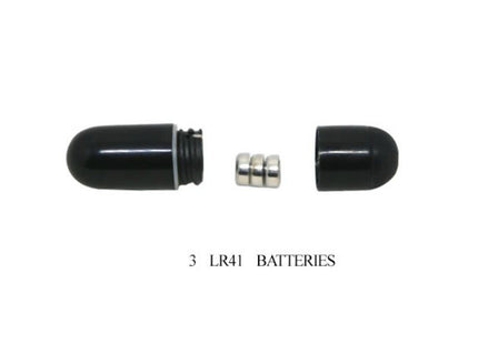 Baile sweet ring ring mit doppelstimulator schwarzes zylinderförmiges batteriegehäuse für drei lr41 batterien