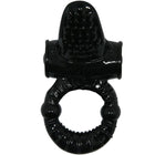 Baile sweet ring vibrierring mit texturiertem kaninchen in schwarzem silikon mit geriffelter oberfläche und erhabenen punkten