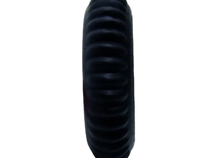 Baile titan cockring schwarz 1.9 cm mit schwarzem gummireifen und rippenprofil sichtbar
