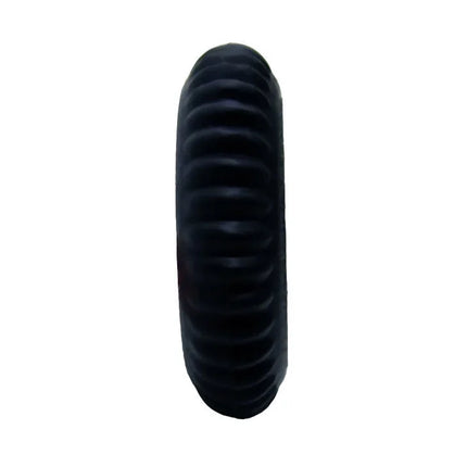 Baile titan cockring schwarz 1.9 cm mit schwarzem gummireifen und rippenprofil sichtbar