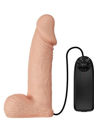 Beige silikon männlicher masturbator mit schwarzer fernbedienung in baile ultra leidenschaftlicher geschirr 19 4 cm natural