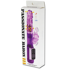 Lila passion baron vibrator von baile mit segmentiertem design und bedienfeld am fuß für intensiven genuss