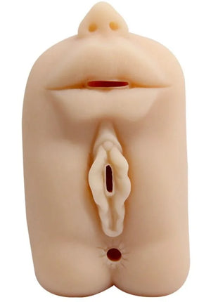 Beige silikon anatomisches trainingsmodell nahtlose realistische gesichts- und genitalmerkmale baile versuchung leidenschaft lady