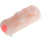 Pink silikon mini masturbator von BAILE mit glatter glänzender oberfläche und geformten konturen