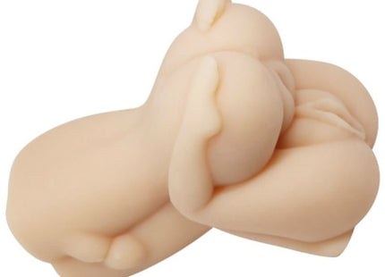 Beige silikon baby doll mit glatten, realistischen konturen und detaillierten gliedmaßen im product baile versuchung leidenschaft lady masturbator dreier