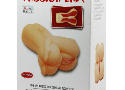 Baile versuchung leidenschaft lady masturbator dreier beige flesh-toned 3d vagina novelty toy mit realistischen konturen
