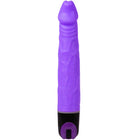 Lila silikon vibrator mit mehrstufiger vibration und strukturierter oberfläche von baile mit schwarzer basis