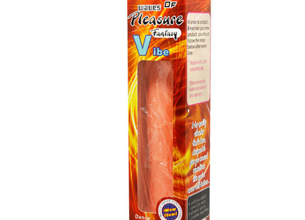 Baile vive realistischer dildo 19 8 cm in orange silikon mit natürlicher farbe in roter und oranger verpackung