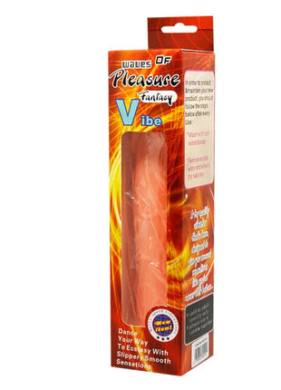 Baile vive realistischer dildo 19 8 cm in orange silikon mit natürlicher farbe in roter und oranger verpackung