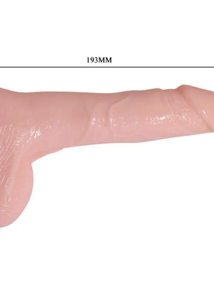 Rosa silikon vibrator baile waterspray vibrations und ejakulationsfunktions penis mit strukturierter oberfläche 193 mm lang