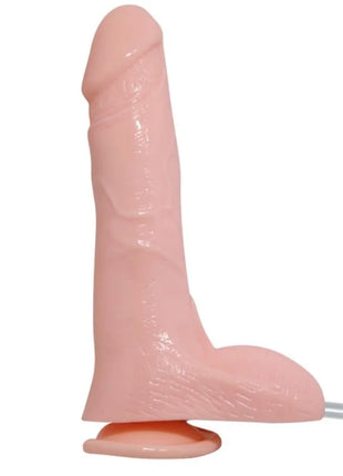 Pink silikon dildo mit strukturierter oberfläche und saugnapfbasis von Baile mit wasserspray vibration und ejakulationsfunktion