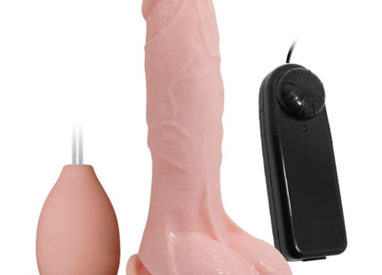 Rosa silikon männlicher masturbator mit schwarz fernbedienung und ballon pumpe wasserstrahl vibration funktionen penis