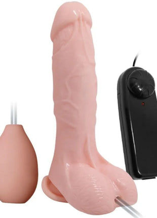 Rosa silikon männlicher masturbator mit schwarz fernbedienung und ballon pumpe wasserstrahl vibration funktionen penis