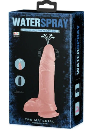 Rosa tpr wassersprayspielzeug mit manuellem modus und freier einstellmöglichekeit von baile