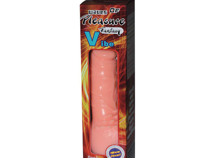 Pink silikon vibrierender wellen des vergnügens toy 19,5 cm in fantasie verpackung