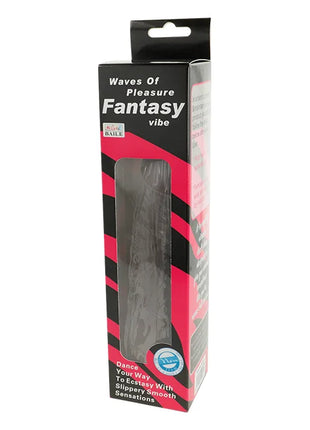 Schwarze und pink gestreifte verpackung des baile wellen des vergnügens 19,5 cm vibrator mulat