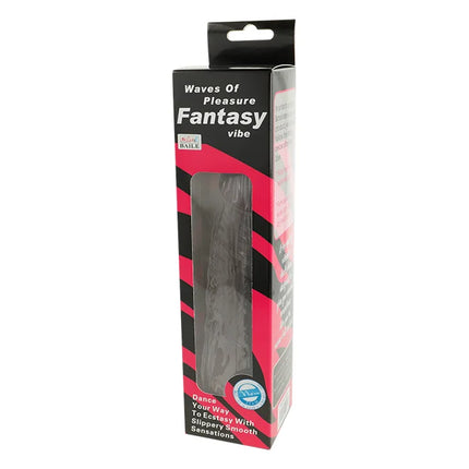 Schwarze und pink gestreifte verpackung des baile wellen des vergnügens 19,5 cm vibrator mulat