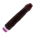 Brauner baile wellen des vergnügens vibrator 23 cm aus silikon mit texturierter oberfläche und lila kappe