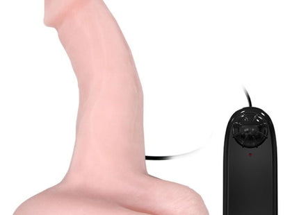 Pink silikon dildo mit baile fernbedienung und willkürlichen vibrations- und rotationsfunktionen