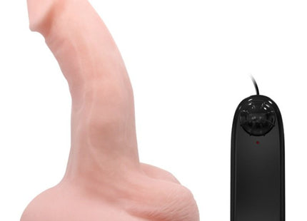 Pink silikon realistischer männlicher masturbator mit schwarzer fernbedienung im produkt baile willkürlichkeit realistischer vibratordildo