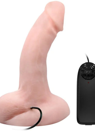 Rosa silikon vibrierender dildo mit schwarzer fernbedienung aus der baile willkürlichkeit realistisch serie