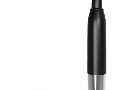 Baile Zauberer Zauberstabstimulator mit vibration schwarzer und silberner handlicher massagestab mit zylindrischem körper