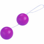 Baile zwillingsbälle unisex lila silikonperlen auf weißer schnur für stressabbau und spielspaß