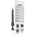 BASECOCK - ARTIKULIERBARER VIBRATOR NATÜRLICH FERNBEDIENUNG 20 CM -O- 4.5 CM - NEGRO