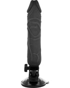 BASECOCK - REALISTISCHER NATÜRLICHER FERNBEDIENUNGSVIBRATOR 20 CM -O- 4 CM - NEGRO