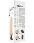 BASECOCK - REALISTISCHER NATÜRLICHER MIT FERNBEDIENUNG VIBRATOR 18.5 CM -O- 4CM - NATURAL