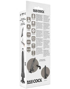 BASECOCK - REALISTISCHER VIBRATOR 2-1 NATÜRLICH 18.5 CM -O- 4 CM - NEGRO