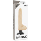 BASECOCK - REALISTISCHER VIBRATOR 2-1 NATÜRLICH 18.5 CM -O- 4 CM - NATURAL