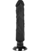 BASECOCK - REALISTISCHER VIBRATOR 2-1 NATÜRLICH 20 CM -O- 4 CM - NEGRO