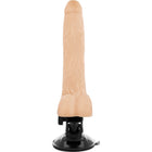 BASECOCK - REALISTISCHER VIBRATOR MIT FERNBEDIENUNG MIT HODEN 20 CM -O- 4 CM - NATURAL