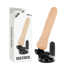 BASECOCK - REALISTISCHER VIBRATOR MIT FERNBEDIENUNG NATÜRLICHER 19.5 CM -O- 4 CM - NATURAL