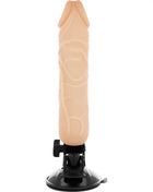 BASECOCK - REALISTISCHER VIBRATOR MIT FERNBEDIENUNG NATÜRLICHER 20 CM -O- 4 CM - NATURAL
