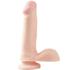Pink silikon dildo basix rubber works penis 16 cm mit realistisches design und abgerundetem fuß