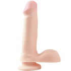Pink silikon dildo basix rubber works penis 16 cm mit realistisches design und abgerundetem fuß