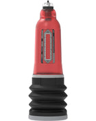 Bathmate hydromax 5 x20 rot rotes und schwarzes wasserdruckjetgerät mit transparentem körper und silbernen akzenten