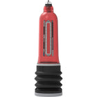 Roter und schwarzer hydraulische penis-pumpe hydromaxx mit transparentem manometer von masturbation brand