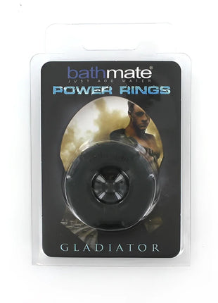 BATHMATE - SCHWARZER GLADIATOR-PENISRING - Penisring ohne Vibration