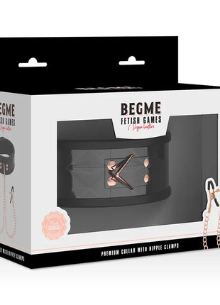 BEGME - BLACK EDITION HALSBAND MIT NIPPELKLEMMEN - Halskette