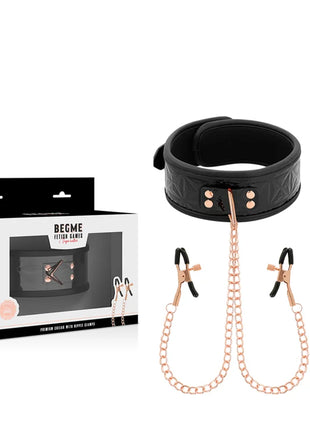 BEGME - BLACK EDITION HALSBAND MIT NIPPELKLEMMEN - Halskette