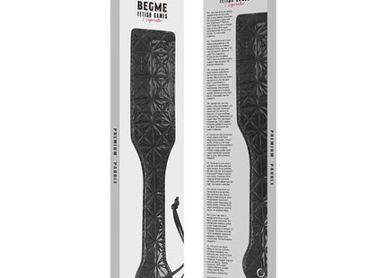 BEGME - BLACK EDITION PADDEL AUS VEGANEM LEDER